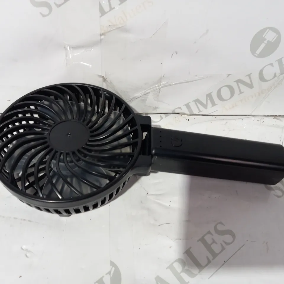 HANDHELD RECHARGEABLE FAN BLACK