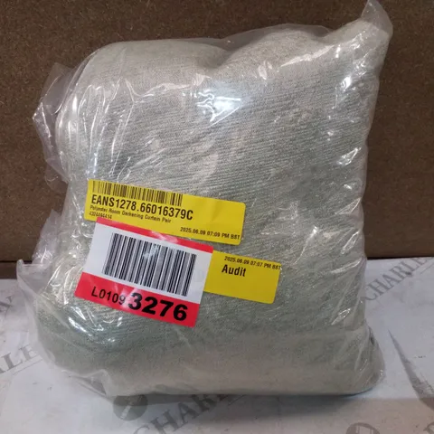 POLYESTER ROOM DARKENING CURTAIN PAIR