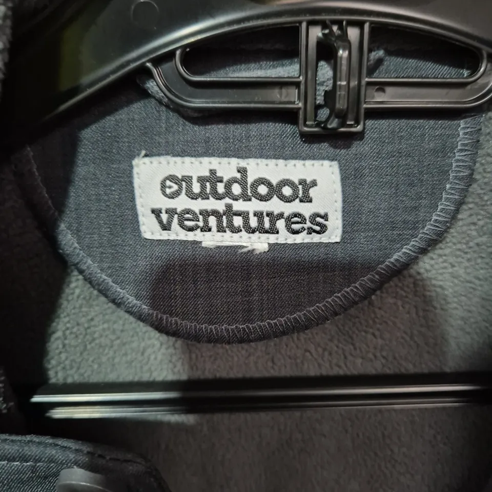 OUTDOOR VENTURES HOODED JACKET – DARK GREY SIZE UNSPECIFIED