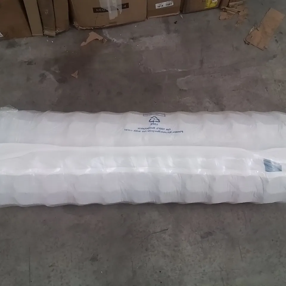 BAGGED AKAMU SERENITY BOX-TOP COMFORT COIL SPRING AND ECO-FOAM HYBRID 135cm DOUBLE MATTRESS 