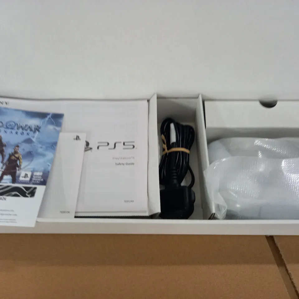BOXED PLAYSTATION 5 GAMES CONSOLE GOD OF WAR RAGNAROK EDITION - CFI-1216A