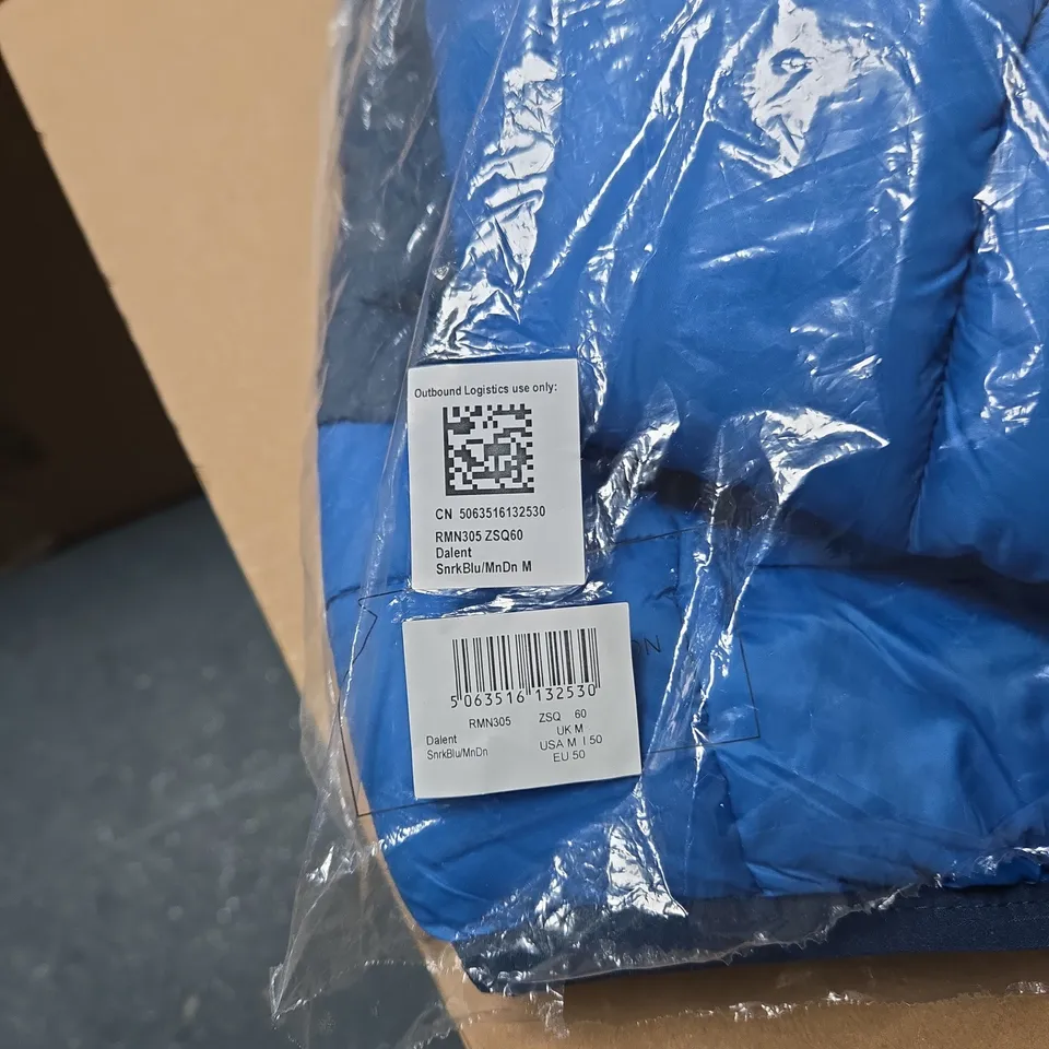 REGATTA MENS DALENT JACKET SNORKEL BLUE/MIDNIGHT MEDIUM WITH TAGS