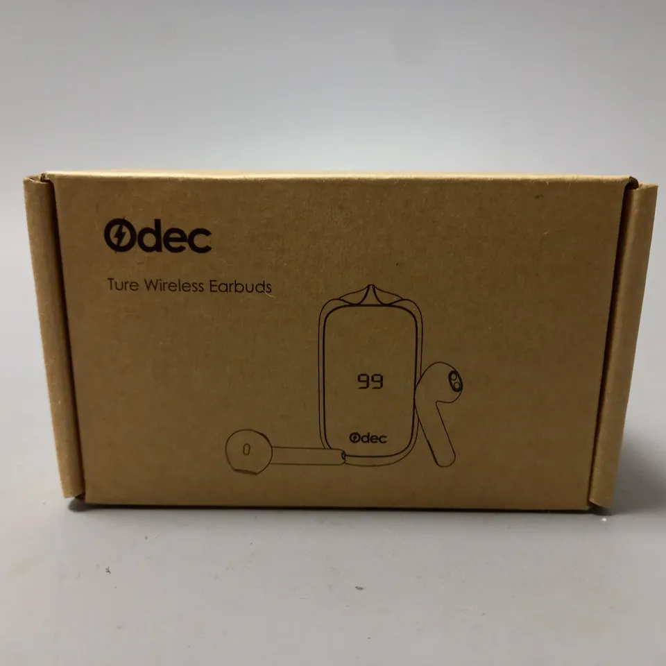 BOXED ODEC TRUE WIRELESS EARBUDS IN BLACK