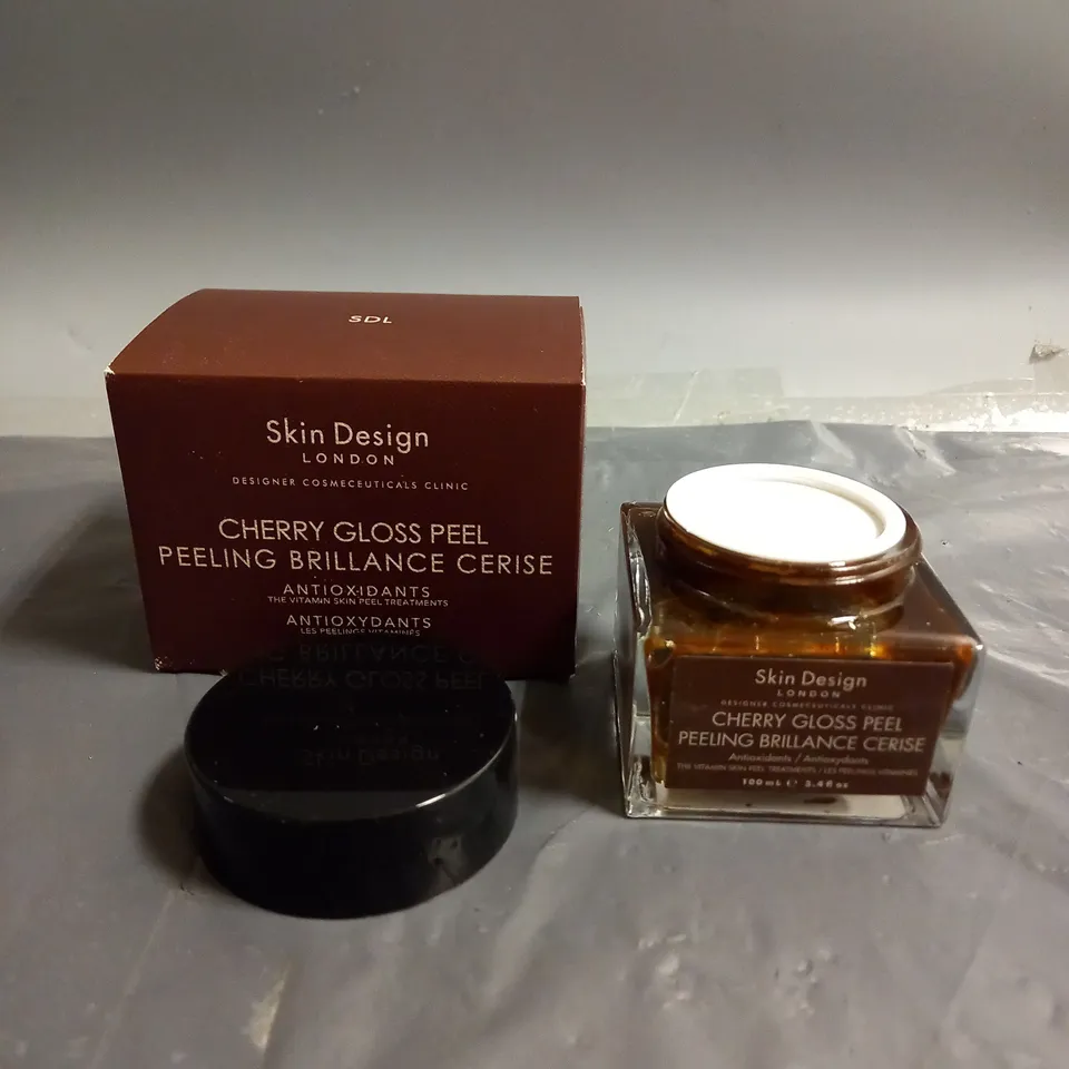 SEALED SKIN DESIGN CHERRY GLOSS PEEL PEELING BRILLIANCE CERISE 100ML