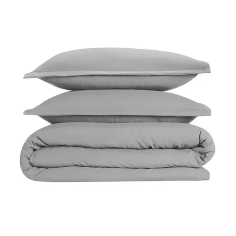 BAGGED SOFT REVERSIBLE 250 TC MICROFIBER DUVET COVER SET (1 ITEM)