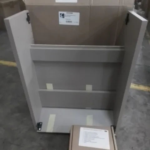 CALYPSO 500 BASIN SLIMLINE UNIT 50MM VOID IN BASALT MIST