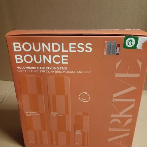 BOUNDLESS BOUNCE VOLUMISING HAIR STYLING TRIO – ADAM REED
