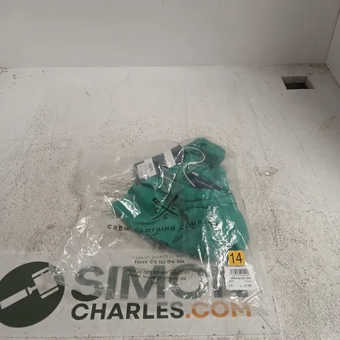 CREW CLOTHING COMPANY SCOOPED DRAPEY VEST GREEN UK 14