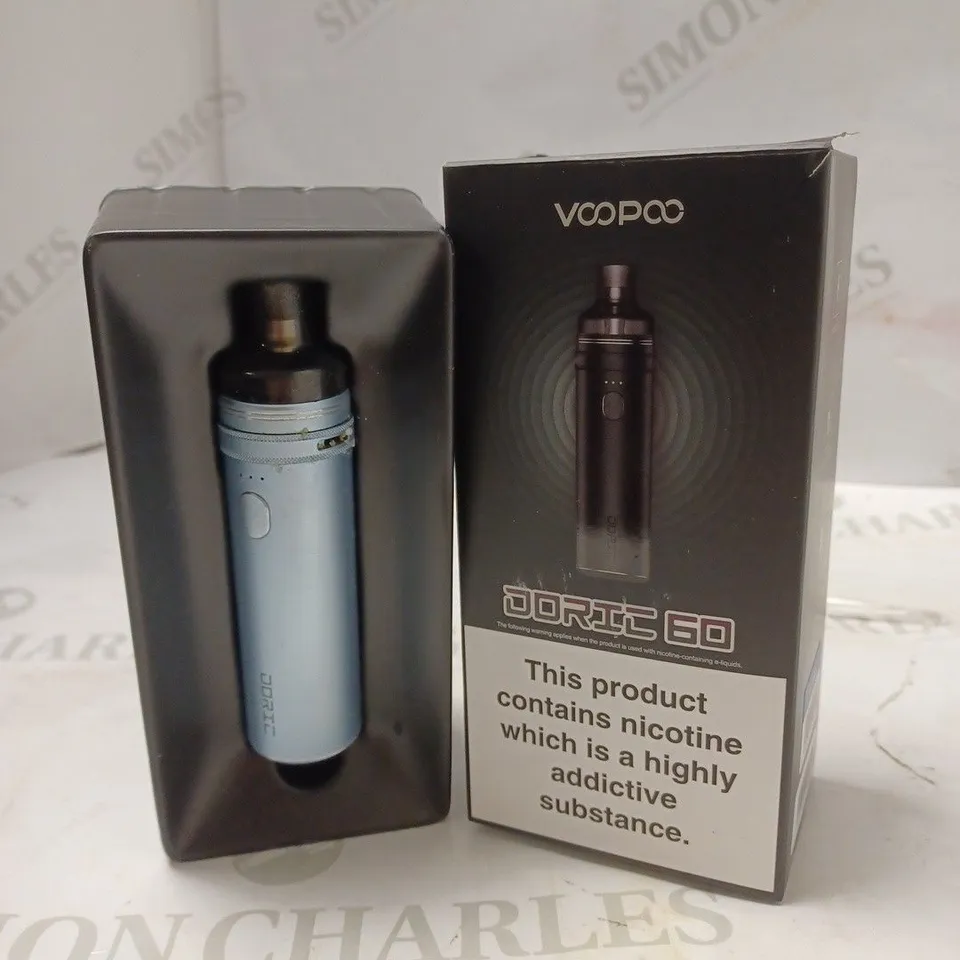 BOXED VOOPOO DORIC 60 - ICY BLUE. 