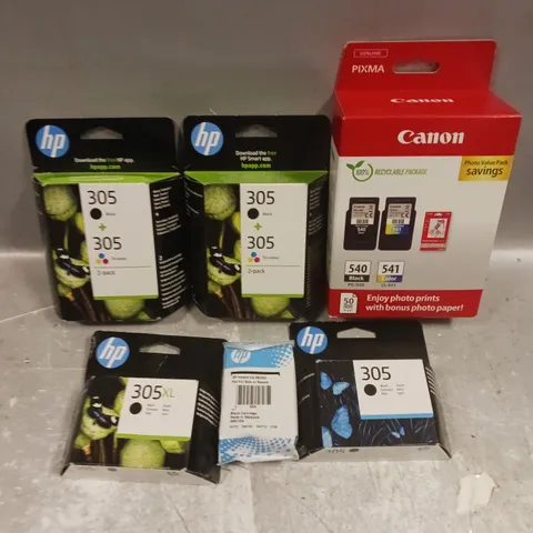 APPROXIMATELY 20 ASSORTED PRINTER INK CARTRIDGES 