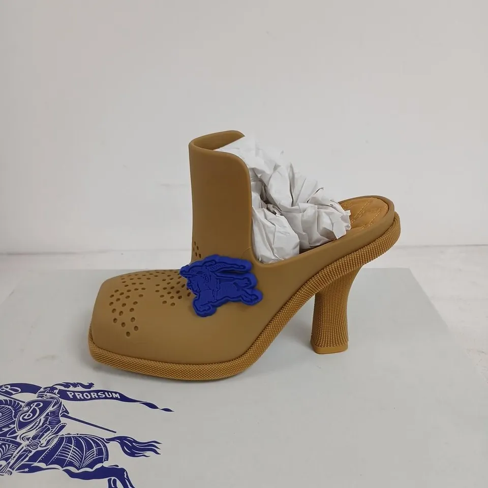 BURBERRY RUBBER MULE ON RUBBER SOLE – MANILA, UK 3 (EU 36) WOMEN'S SHOE