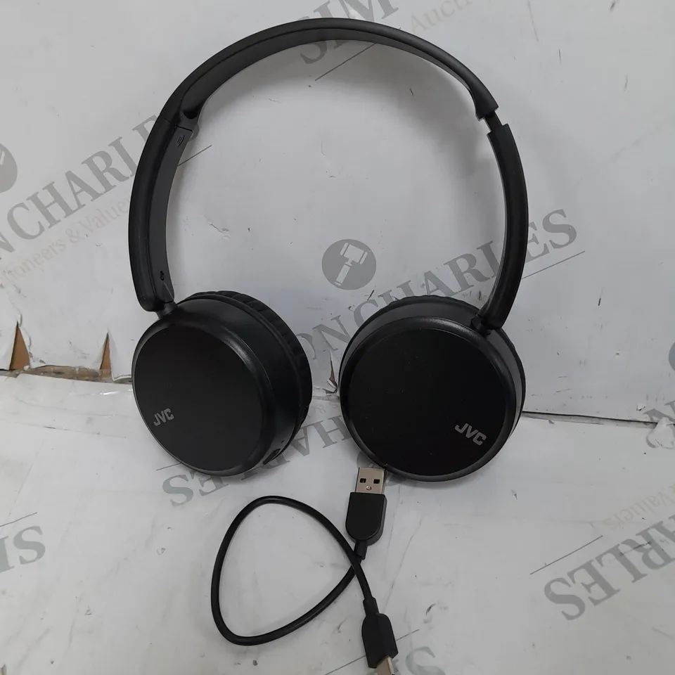 JVC DEEPBASE WIRELSS HA-S36W HEADPHONES BLACK 