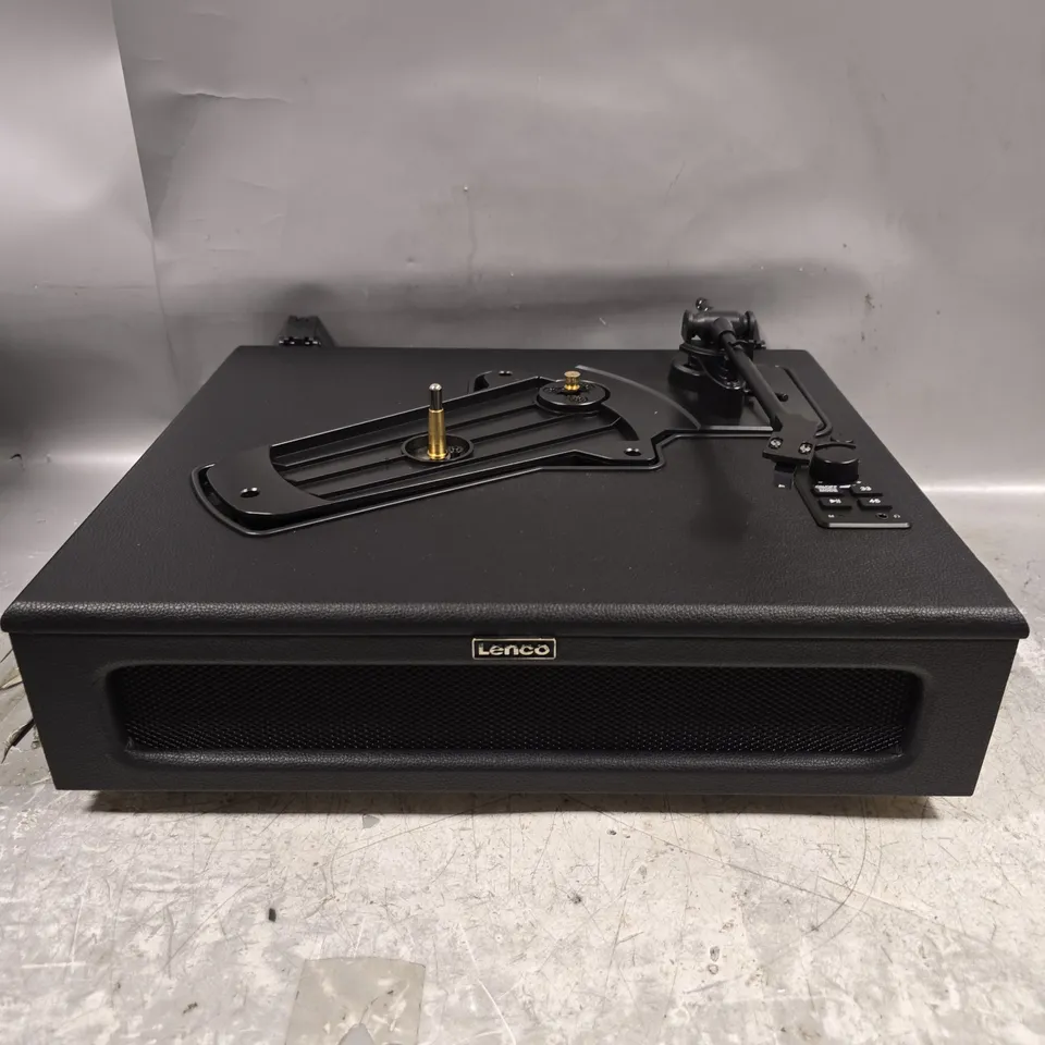 BOXED LENCO LS-430BK BLUETOOTH TURNTABLE WITH BUILT IN SPEAKERS 