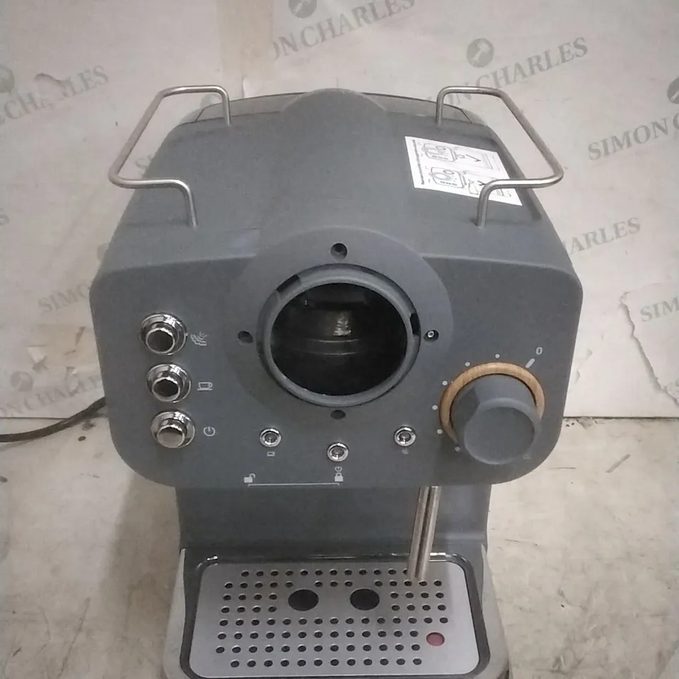 BOXED SWAN ESPRESSO COFFEE MAKER - GREY
