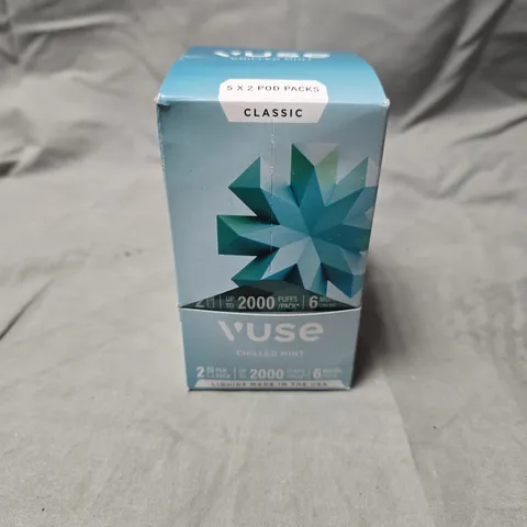 VUSE CLASSIC POD PACKS – CHILLED MINT, 6 MG/ML (5 X 2-POD PACKS)