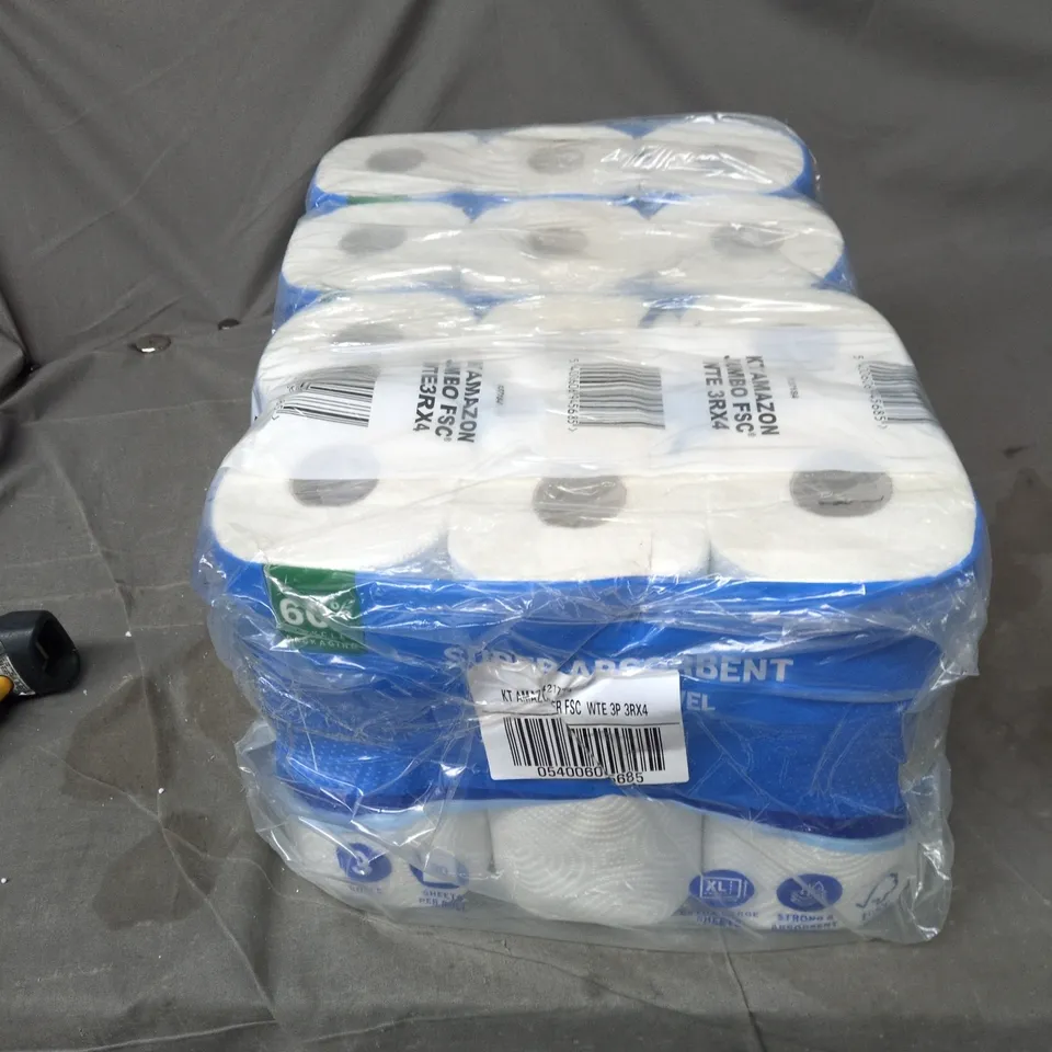 4X 3 PACKS OF KITCHEN ROLL