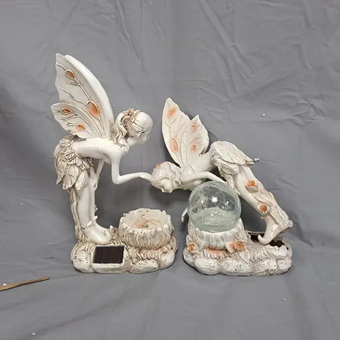 GARDEN REFLECTIONS SET OF 2 SOLAR FAIRIES