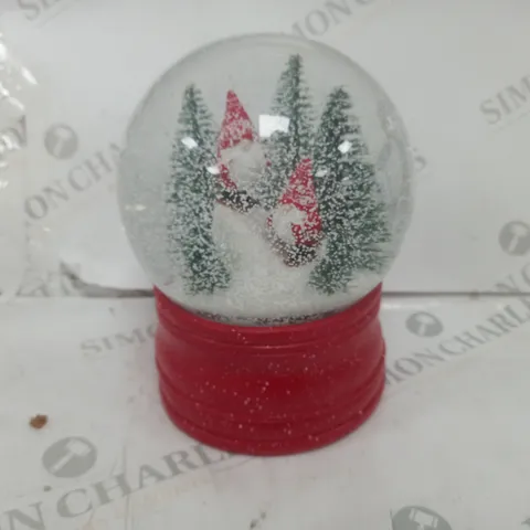 BOXED SANTA EXPRESS CHRISTMAS CHARACTER MUSICAL WATER SPINNER