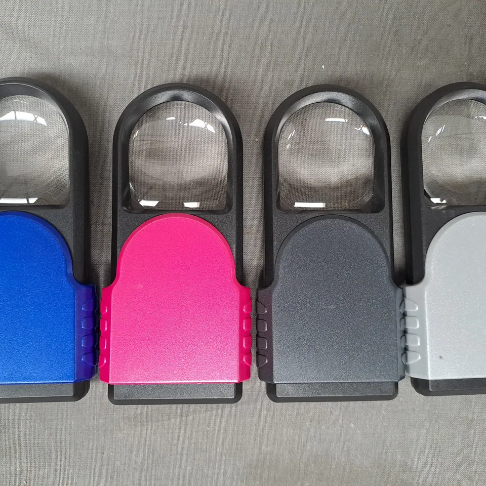 BOXED SECUREBRITE SET OF 4 MAGNIFIERS 5 X MAGNIFICATION