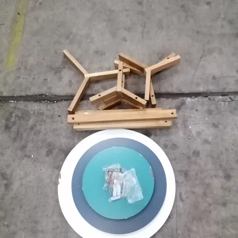 CIRCULAR TOP COFFEE TABLE PARTS