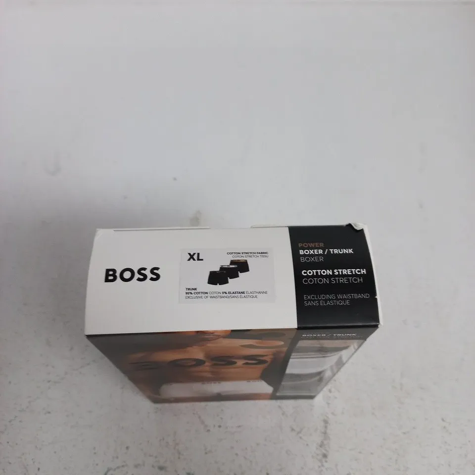 BOSS BOXER TRUNK COTTON STRETCH – XL (BOXED)