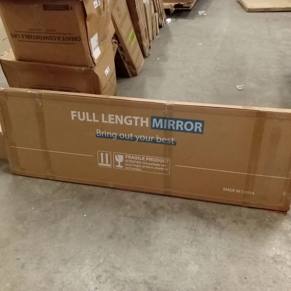 BOXED FULL LENGTH MIRROR