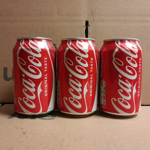 APPROXIMATELY 20 X 330ML CANS OF COCA-COLA