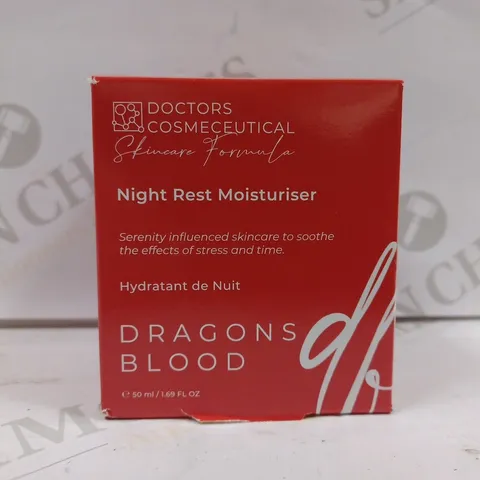 DRAGONS BLOOD SENSITIVE NIGHT REST MOISTURISER 50ML