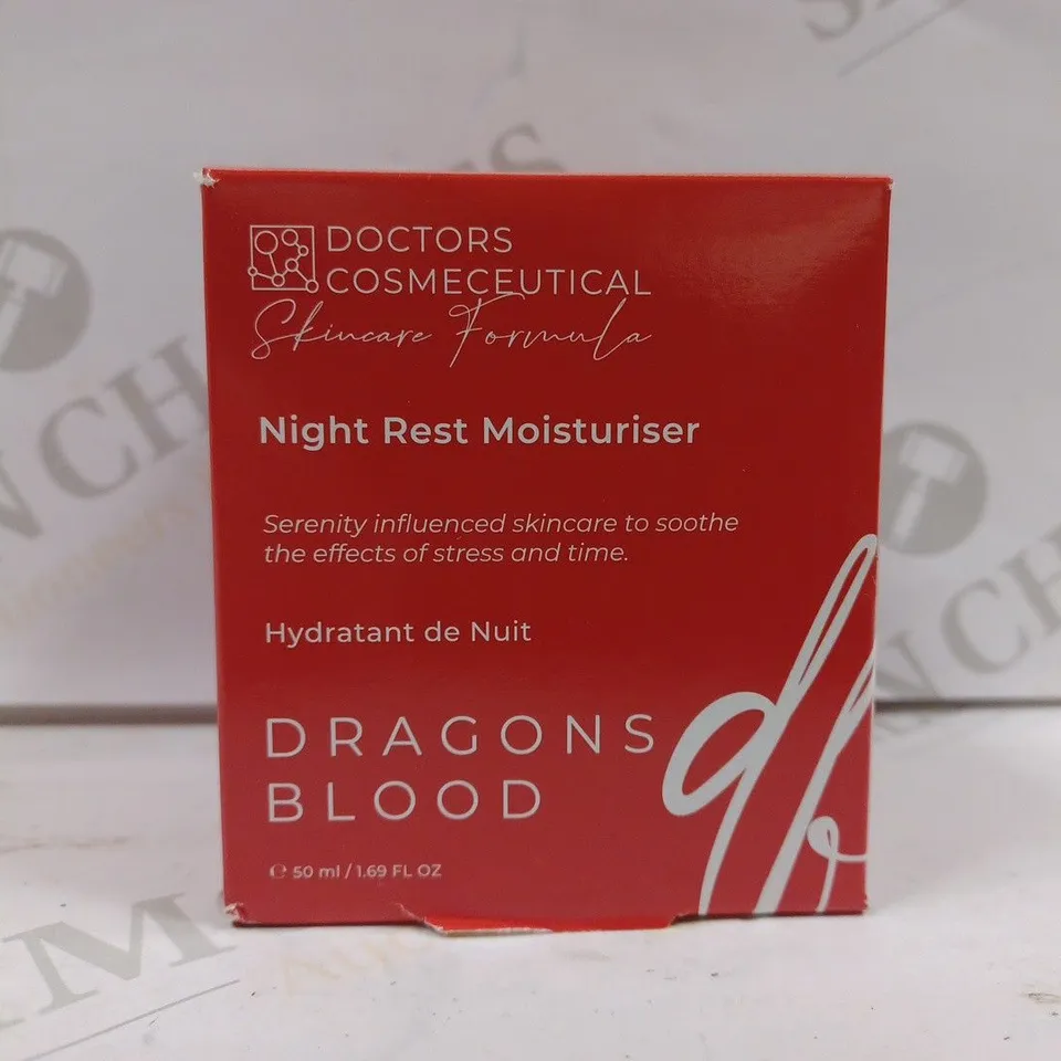 DRAGONS BLOOD SENSITIVE NIGHT REST MOISTURISER 50ML
