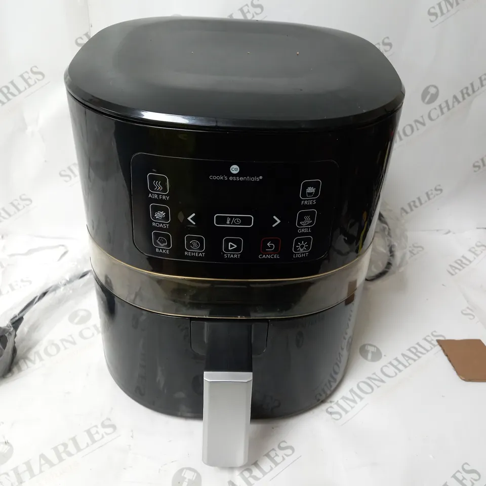 COOK'S ESSENTIALS AIR FRYER - BLACK