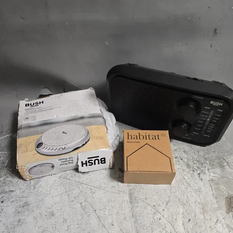 APPROXIMATELY 15 ASSORTED ELECTRICAL PRODUCTS TO INCLUDE CLOCK RADIO, DAB RADIOS, HEADPHONE ADAPTER ETC 
