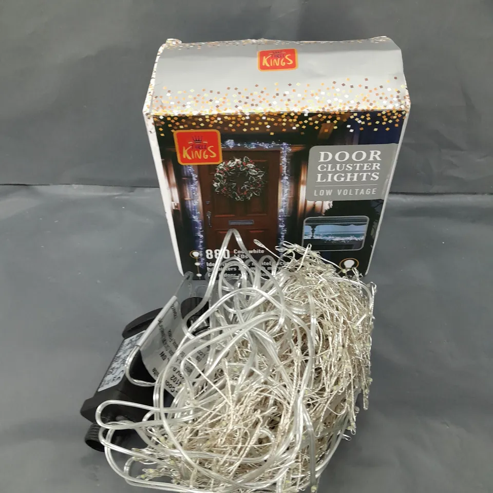 BOXED THREE KINGS DOOR BRIGHT WHITE OUTDOOR CHRISTMAS LIGHTS RRP £34.99