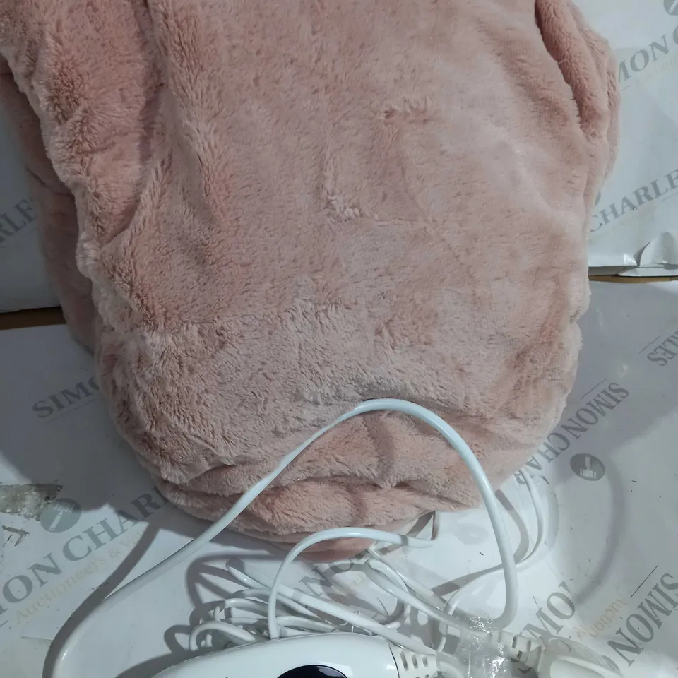 BOXED COZEE HOME HEATED BLANKET IN PINK