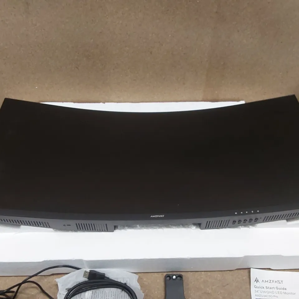 BOXED AMZFAST AMZG34C5Q PRO 34-INCH CURVED ULTRAWIDE CURVED GAMING MONITOR 