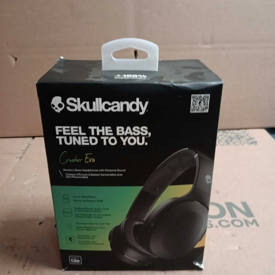 SKULLCANDY OVER-EAR HEADPHONES – BLACK