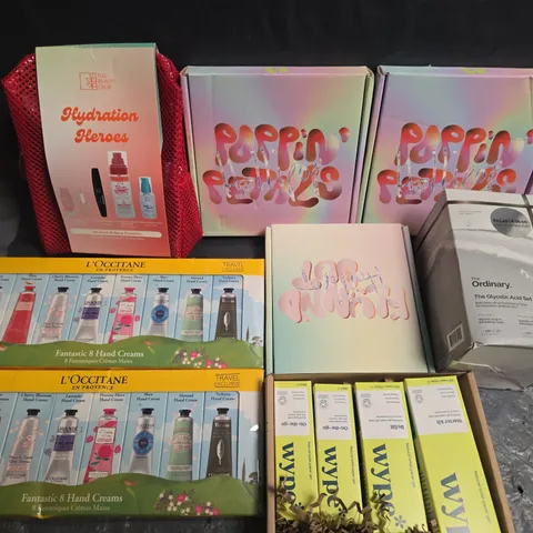 LOT OF 8 ASSORTED HEALTH AND BEAUTY ITEMS TO INCLUDE L'OCCITANE, THE ORDINARY AND BEAUTY CONCEPTS