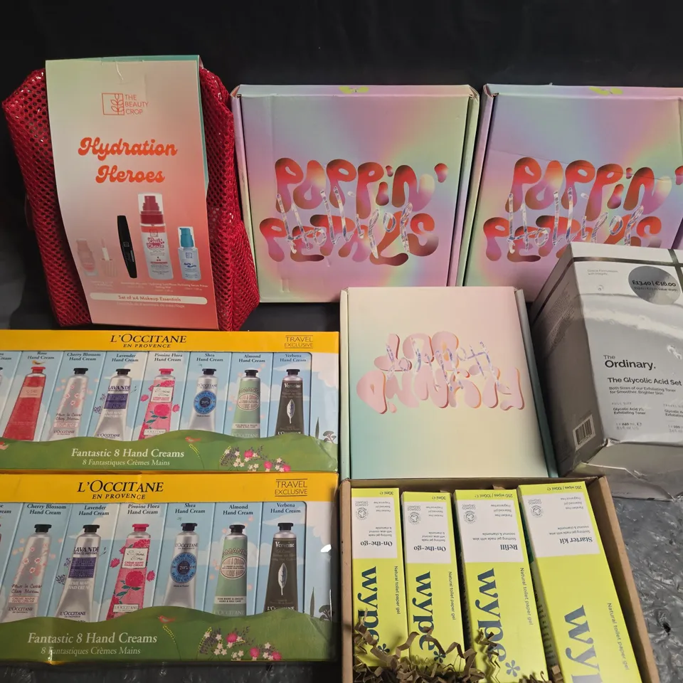 LOT OF 8 ASSORTED HEALTH AND BEAUTY ITEMS TO INCLUDE L'OCCITANE, THE ORDINARY AND BEAUTY CONCEPTS