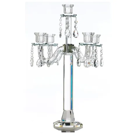 JM BY JULIEN MACDONALD DROP CRYSTAL CANDELABRA