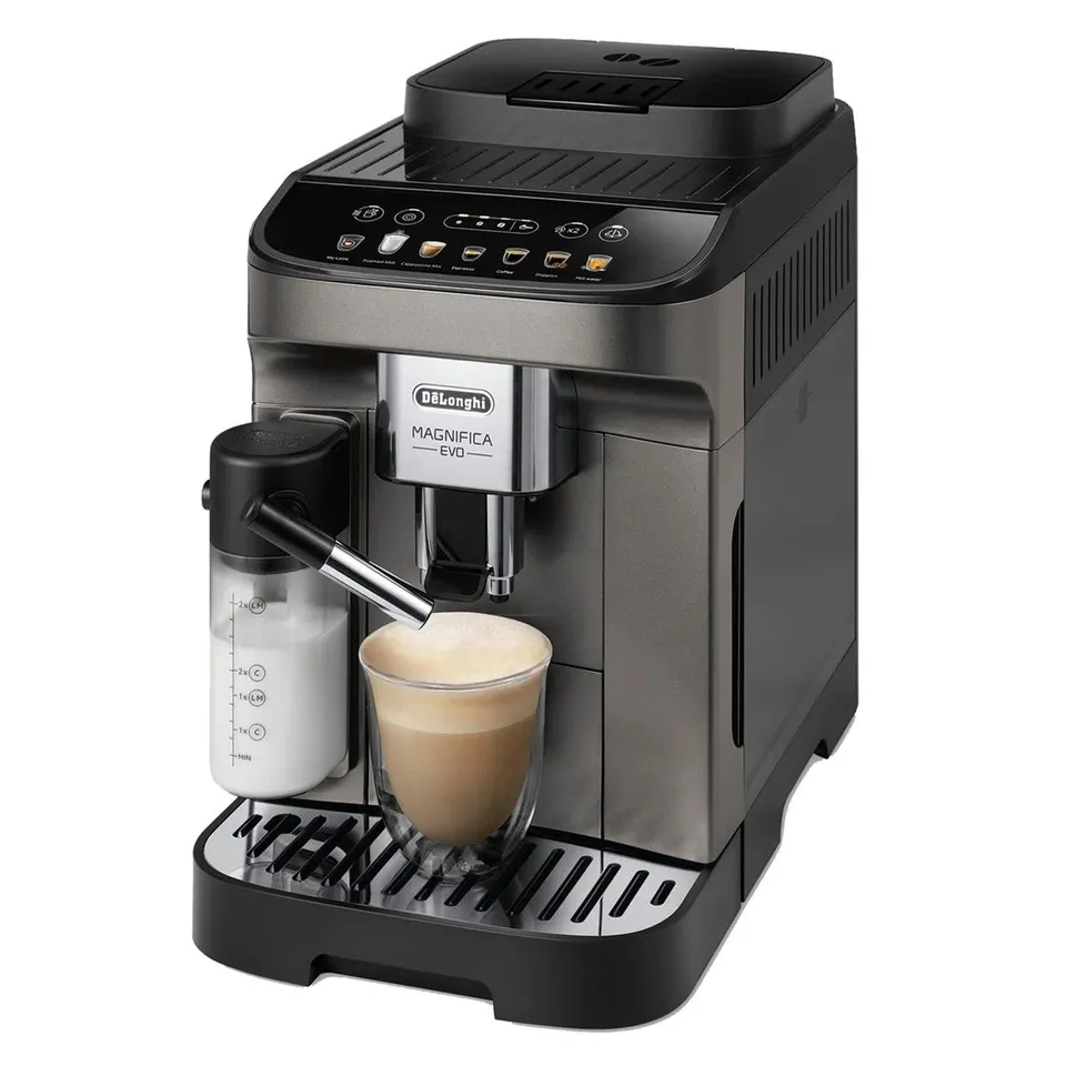 BOXED DE'LONGHI MAGNIFICA EVO MILK BEAN TO CUP AUTOMATIC COFFEE MACHINE (1 BOX)