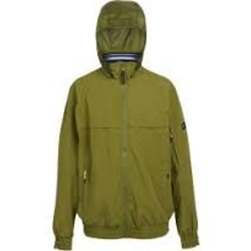BRAND NEW REGATTA MEN'S BREATHABLE SHOREBAY WATERPROOF JACKET IN OLIVE BRANCH - UK L