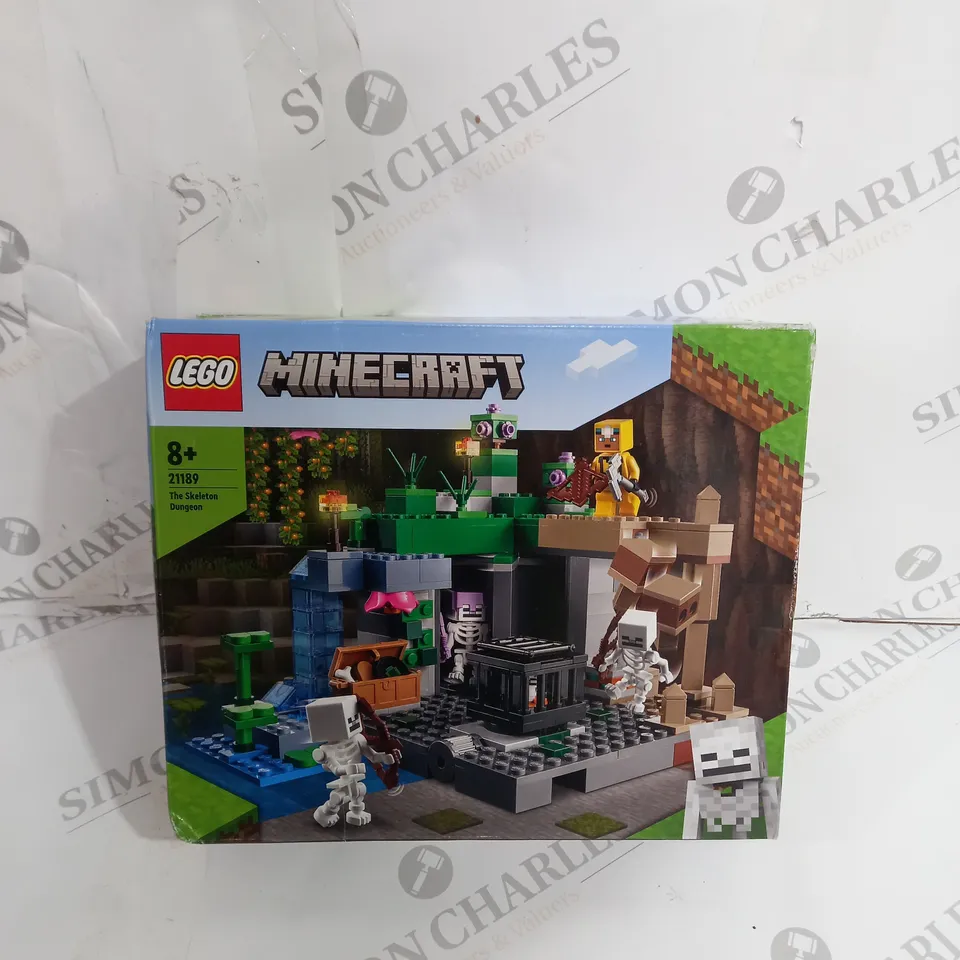 BOXED LEGO MINECRAFT THE SKELETON DUNGEON - 21189