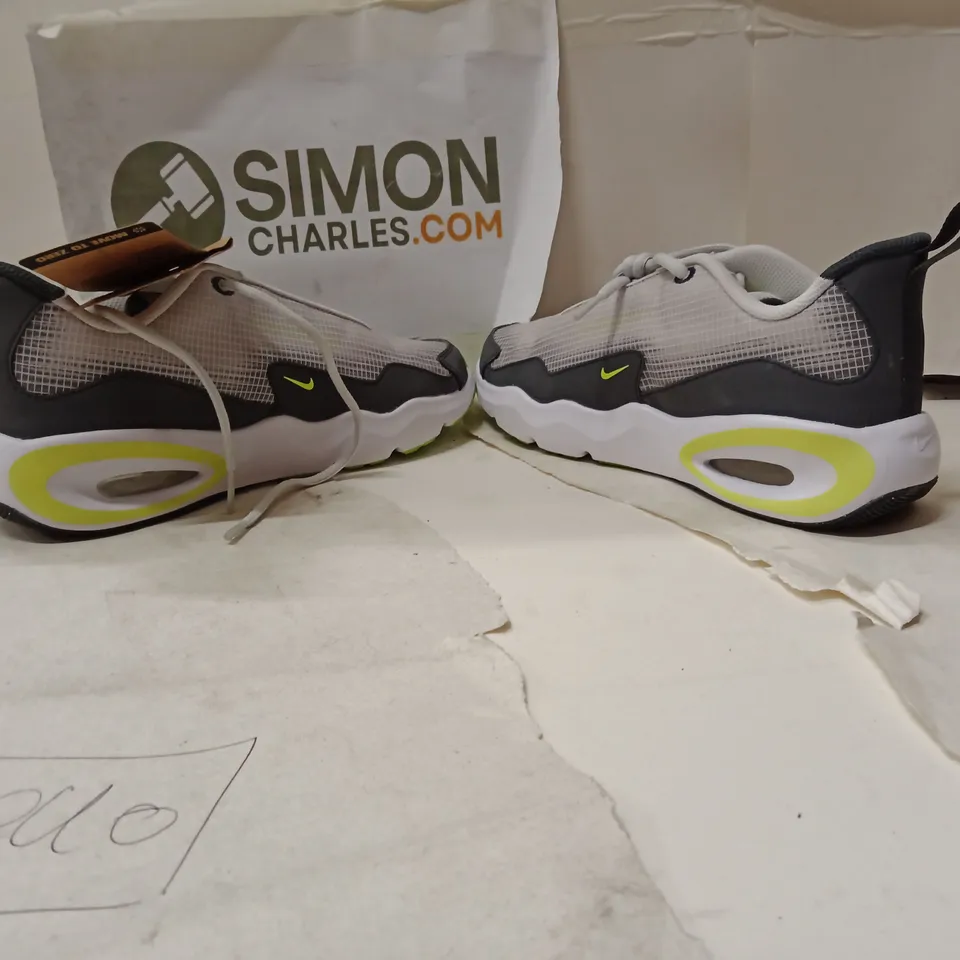 BOX TO CONTAIN APPROXIMATELY 5 PAIRS OF TRAINERS SIZES VARY