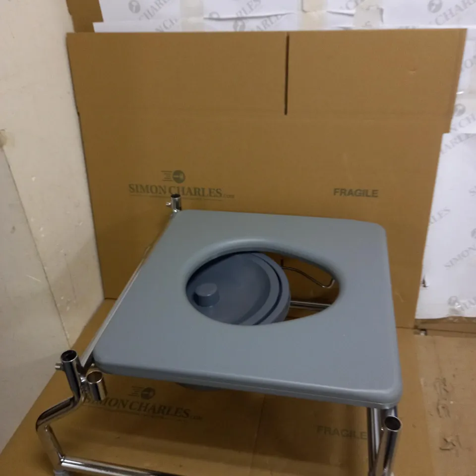 NRS HEALTHCARE WHEELED COMMODE 