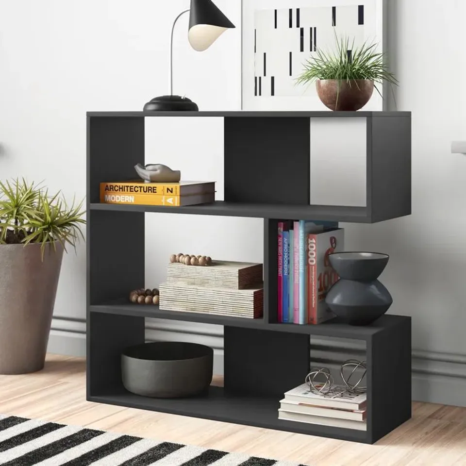 BOXED GAVIOTA 88.9CM H X 93.98CM W STANDARD BOOKCASE (1 BOX)