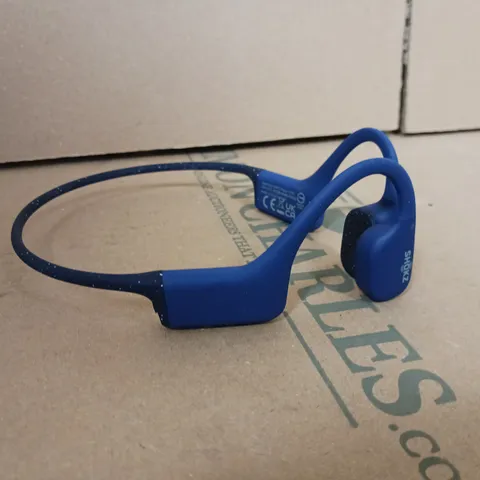 SHOKZ OPENSWIM WATERPROOF BONE CONDUCTION MP3 HEADPHONES - BLUE