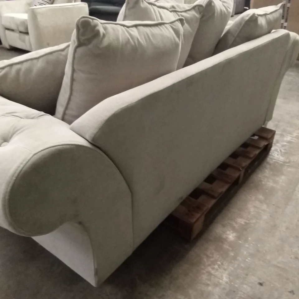 WINDSOR 3 SEATER FABRIC SCATTER BACK SOFA RRP £949