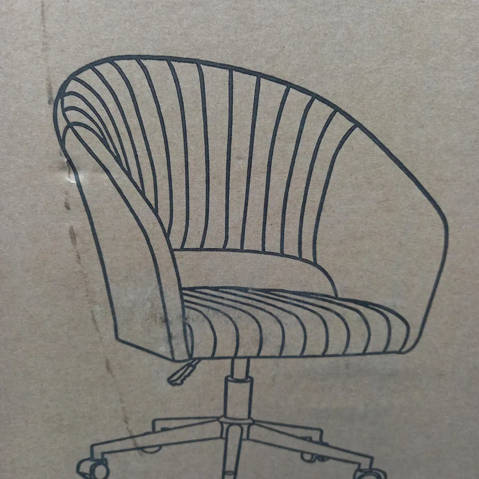 SOLAR OFFICE CHAIR WITH WHEELS IN SLATE GREY