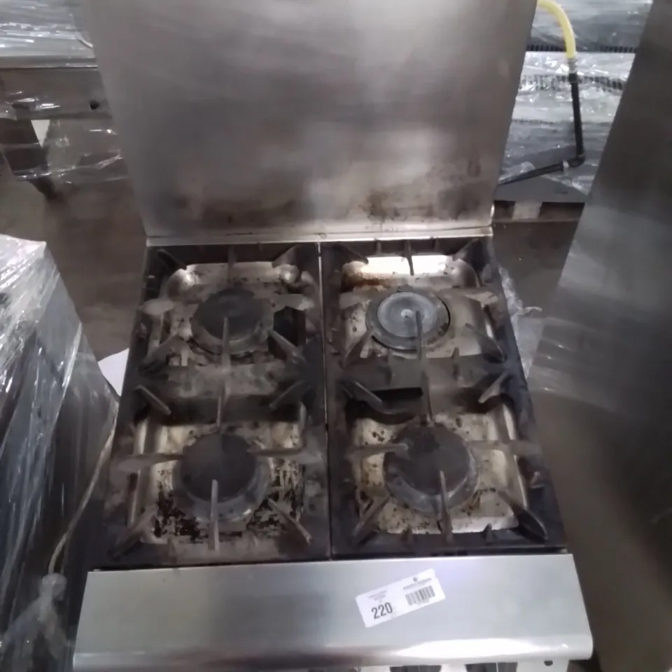 COMMERCIAL FALCON DOMINATOR FREE STANDING 4 HOB PROPANE GAS OVEN