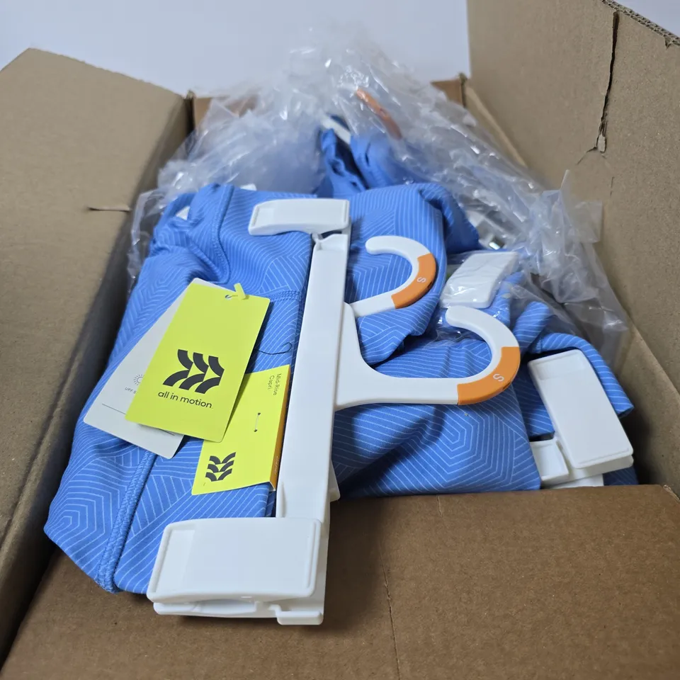 BOX OF APPROXIMATELY 12 X ALL IN MOTION MID RISE JOGGER - BLUE - SIZE CHILDS S 6/7