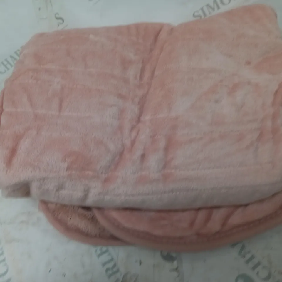 BOXED COZEE HOME HEATED BLANKET IN PINK